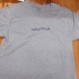 Nautica Grey Sleepwear Tee